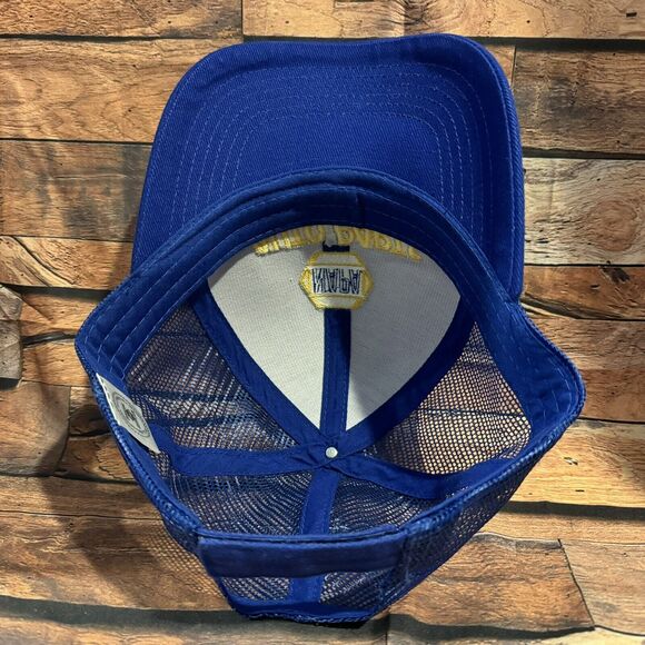 NAPA Auto Parts Blue Baseball Cap Hat Embroidered Logo Adjustable Strapback Mesh - Picture 5 of 8